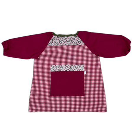 Bata  Fucsia y Celeste con cremallera de doble carro